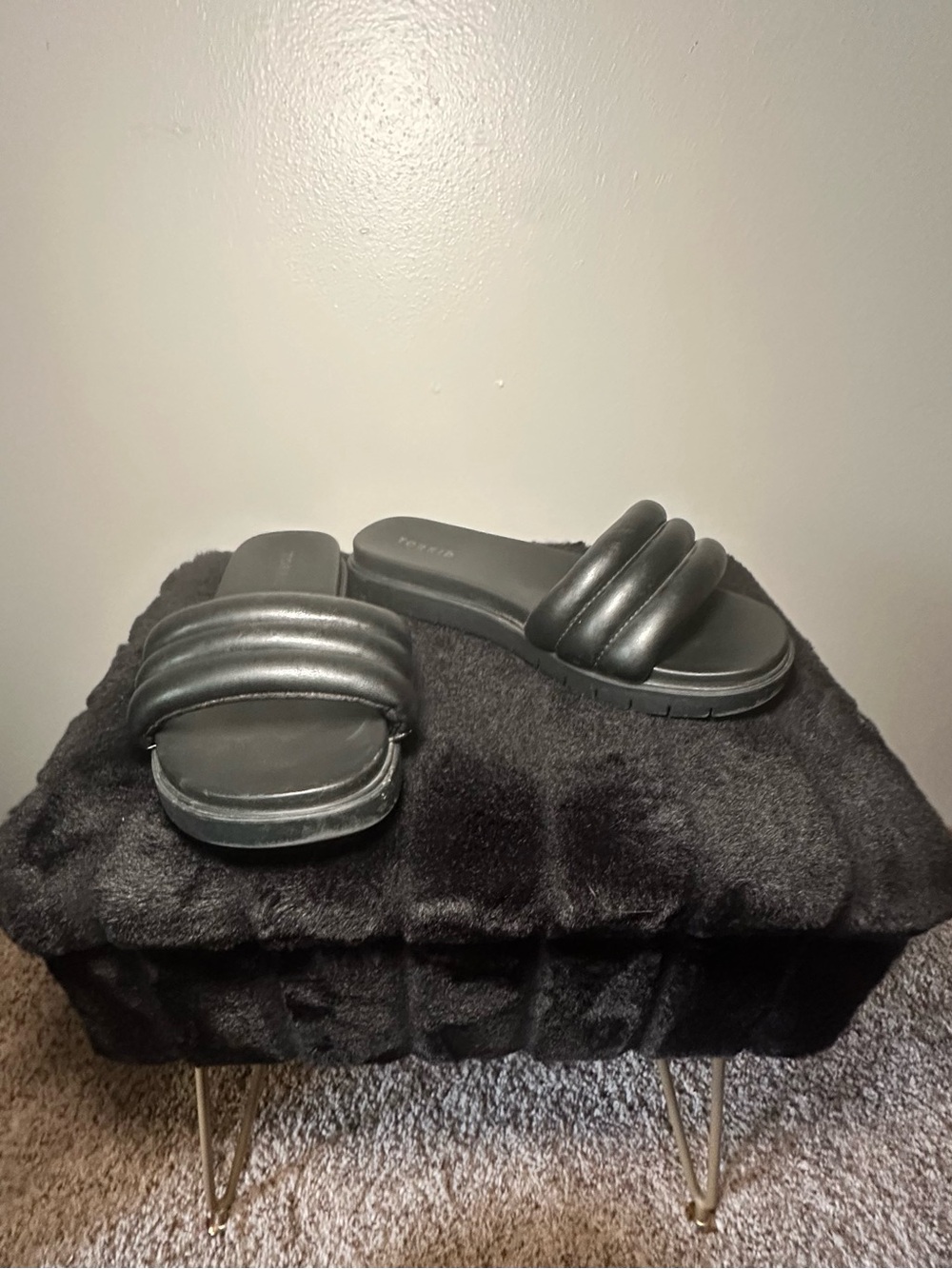 Torrid Padded Slide Sandals